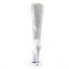 Pleaser - DELIGHT2023 Botte au genou - Blanc Product image